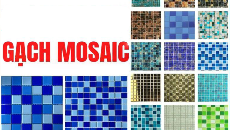 Gạch mosaic đạt tính thẩm mỹ cao