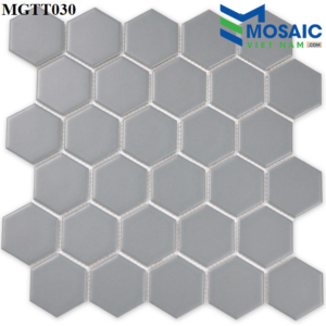 Gạch Mosaic Gốm sứ lục giác men bóng 53x6 MGTT030
