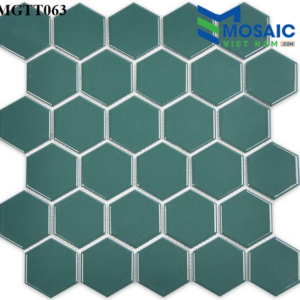 Gạch Mosaic Gốm sứ lục giác men bóng 53x6 MGTT063