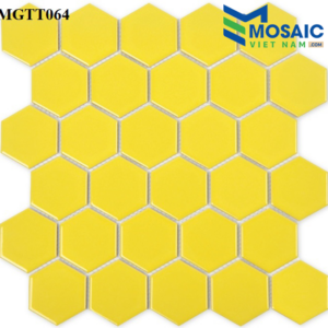 Gạch Mosaic Gốm sứ lục giác men bóng 53x6 MGTT064