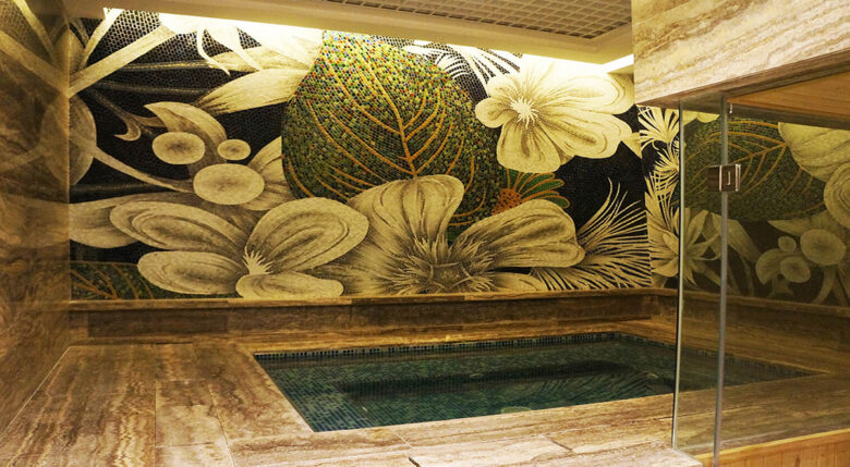 Tranh mosaic bằng gốm