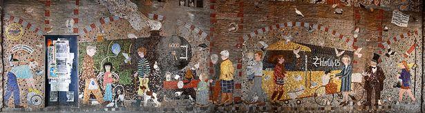 St Thomas Pigeon Mosaic